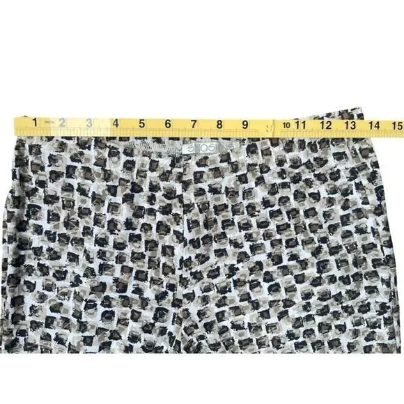 Snoskins Double Knit Jacquard Abstract Print Pull On Pants - Size Small - Picture 5 of 9